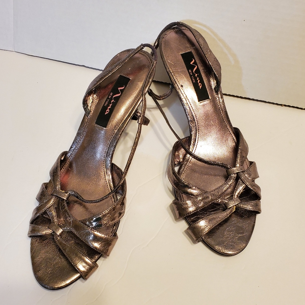 Beautiful Nina of New York Heels, Sz 9.5M